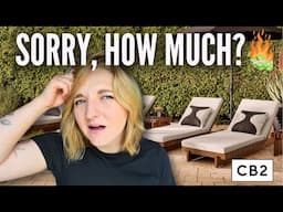 let’s dupe the $4000+ Outdoor Lounger from CB2! | CAN I MAKE IT FOR CHEAPER?!