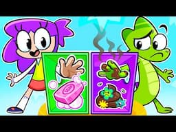 Viv and Denny table manner rules at the cafe | Good Habits | Safety Rules for Kids