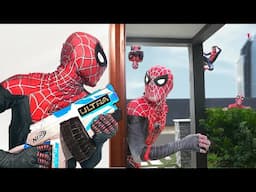 I Saw Others SPIDER-MAN ??? || Time Loop vs SuperHero House ( Short Movie )