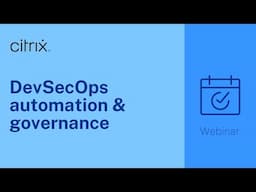 DevSecOps automation and governance