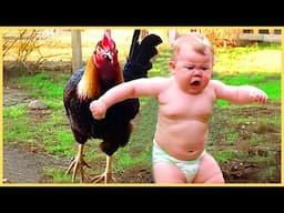 Baby's FIRST TIME at the Zoo: Hilarious Reactions to Wild Animals!