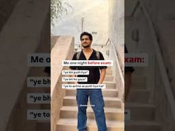 My BRAIN During EXAMS 😅 | #Shorts #Relatable #Student