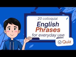 20 Everyday English Phrases to Sound More Fluent | Speak Naturally Like a Native Speaker | ESL