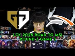 GEN vs HLE Game 3 | LCK 2025 Road to MSI Round 3 | Gen.G vs Hanwha Life G3