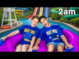 We Snuck Into a Waterpark OVERNIGHT