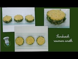 Recette de sandwich saumon aneth