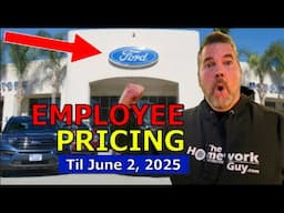FORD For America From America - It's TRUE! Employee Pricing Kevin Hunter The Homework Guy