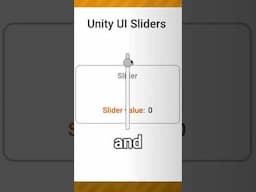 Master Unity Sliders in 60 Seconds!
