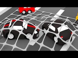 EVİL CAR NET - Catch 'em Cars! - Cartoon Cars - Cartoons for Kids!