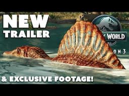 🔲SWIMMING, PETTING ZOO & MORE | Jurassic World Evolution 3 NEW Trailer Breakdown & NEW Exclusives!