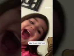 Guess she's an old soul! ☠️ #kids #parenting #family #funny #shorts