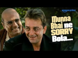 Sanjay Dutt apologizes to Boman Irani in the movie Munna Bhai MBBS | Comedy Movie | Prime Video In