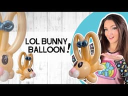 🐰 Adorable & Easy Bunny Balloon – Perfect for Parties! 🎈