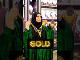 DUBAI GOLD IN INDIA ⭐️ Gold & Diamond Jewellery 💫  @ramshasultankhan   #gold #goldjewellery #taqwa