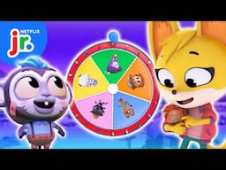 Mystery Wheel of BABY Animals! 🍼🐣 The Creature Cases | Netflix Jr