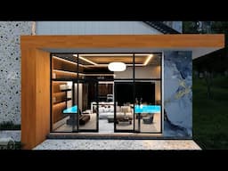 Modern and Stylish Tiny House with 4 Bedrooms - Floor Plan 9x22m (Minimalist House Tour)