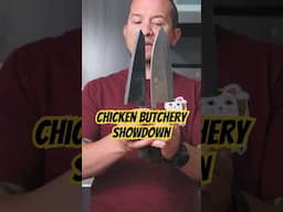Chicken Butchery Knife Showdown #handmade #kitchentools