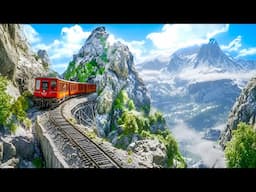 World's Most Beautiful Mountain Train in Grindelwald Switzerland 🇨🇭