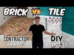 Tile vs Brick: Which Floor SAVED me Thousands? Full Cost Breakdown