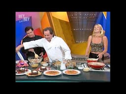 WOLFGANG PUCK COOKS DICKIE KNEE! | Hey Hey it's Saturday | 1997