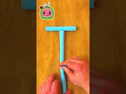 Learn the alphabet with colorful CLAY letters! #cocomelon #learning #shorts #kidscartoons