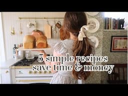 Budget-friendly batch baking (bake once a week & save $$)