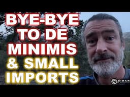 The Fire Hose of Chaos: Bye-Bye De Minimis