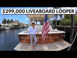 WHY SO POPULAR? 🤔 $299K 1999 Grand Banks 49' Eastbay HX Liveaboard Yacht Tour