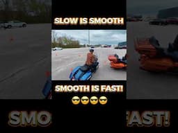 It’s also fun to go slow 😉 #joegoemotorcycleadventures #motorcycletraining #motorcyclesafety