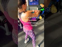 Challenge Yourself- 100 unbroken kettlebell swings #fitnessinspiration #marathontraining #motivation