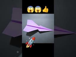 How To Make Paper Airplane Easy that Fly Far #short