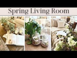 Spring Living Room Decorate with Me | Cottage Style | Spring Decorating Ideas