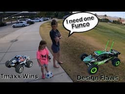 Traxxas Funco has A Few Flaws @ Why ? Tmaxx Nitro Just performs perfectly Kids love Funco rc