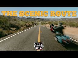 Riding the scenic route from Arizona to California