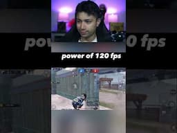 Power of 120FPS ☠️  #pubgmobile #bgmi #shorts