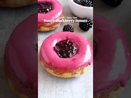Blackberry donuts #glutenfreedessert #donuts #blackberry #dairyfree #summerdessert