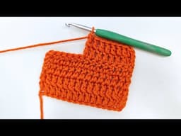 Crochet 2 Rows at ONCE! 🤯 | Genius Double Crochet Trick🧶| 4K Tutorial
