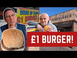 I Review The FAMOUS BLACKPOOL £1 BURGER! WHO WINS!?