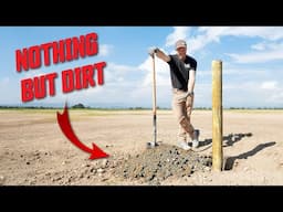 How To Set A Fence Post With NO CONCRETE (Works For All Kinds)