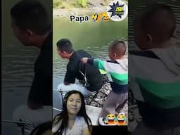 Son scare to his dad with Snake. #shorts #short