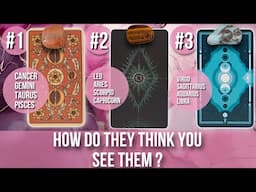 How Do They Think You See Them?🤔💭👀- Pick a Card Tarot Reading