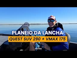 Tire sua dúvida sobre o Planeio da QUEST SUV 290 equipada com motor de popa Yamaha VMAX 175hp