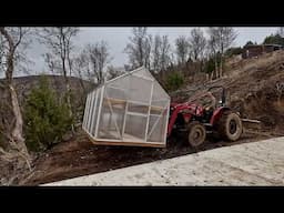 RE-LOCATING the greenhouse | Planting over 300 onions and MOVING ALL bulbs out of the shop