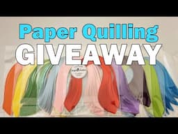 Giveaway Quilling Supplies - 10 packs of colorful PAPER STRIPS
