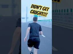 I ran across China's 55km Sea Bridge, and DIDN'T GET CAUGHT!