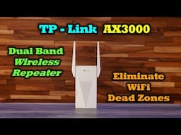 TP-Link AX3000 - Expand Your WiFi Coverage at Home In a Snap!