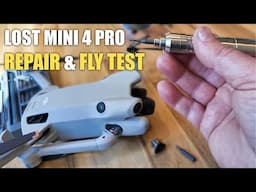 DOES IT FLY?! Broken Lost & Found DJI Mini 4 Pro Drone Repair & Flight Testing