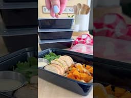Sheet Pan Chicken Bacon And veggie meal prep