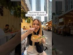 Top 5 things to do in Bangkok Thailand 🇹🇭