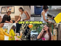 Mini Super Market Shopping Mumbai Ke New House ke Liye 🥹Happy Fathers Day 🩷Bindass Kavya Vlogs